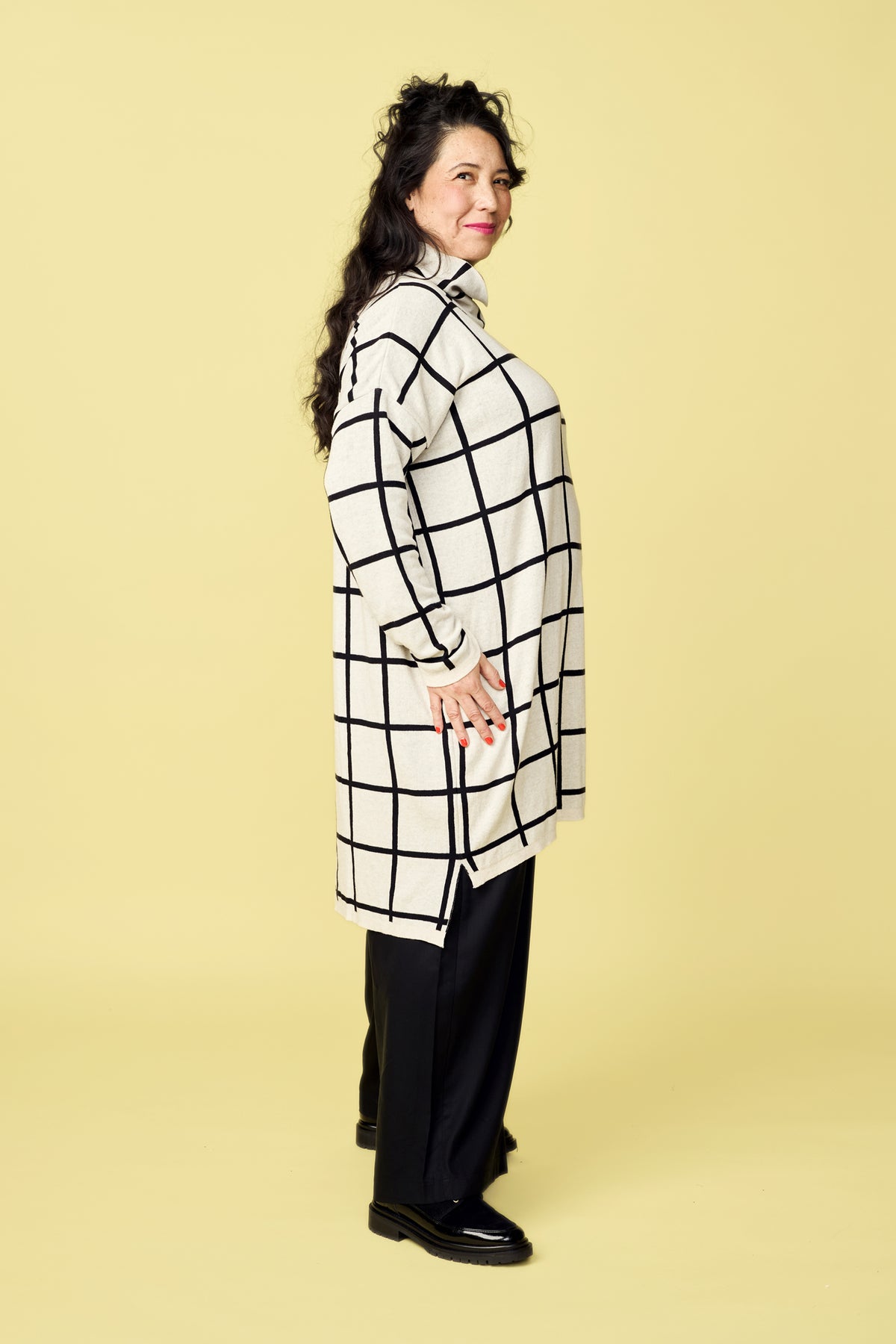 KNIT COSY -mekko, Giant Grid