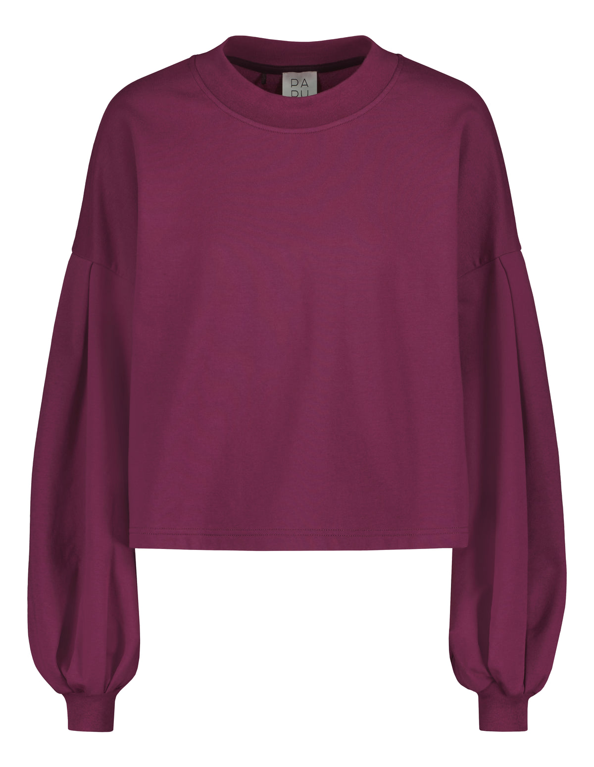 PUFF SLEEVE -collegepaita, Grape Purple