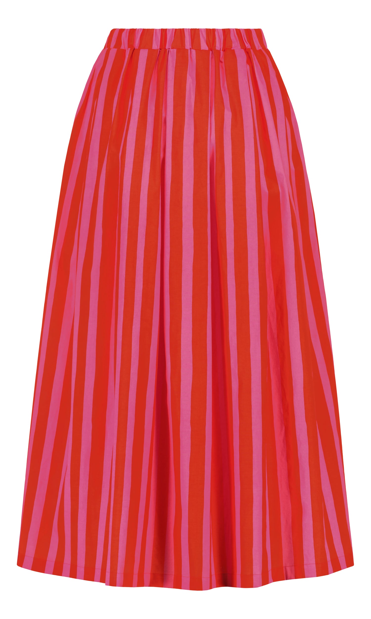 PLEATED-hame, Paris stripe pink
