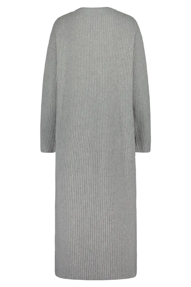 RIB KNIT -mekko, Melange Grey